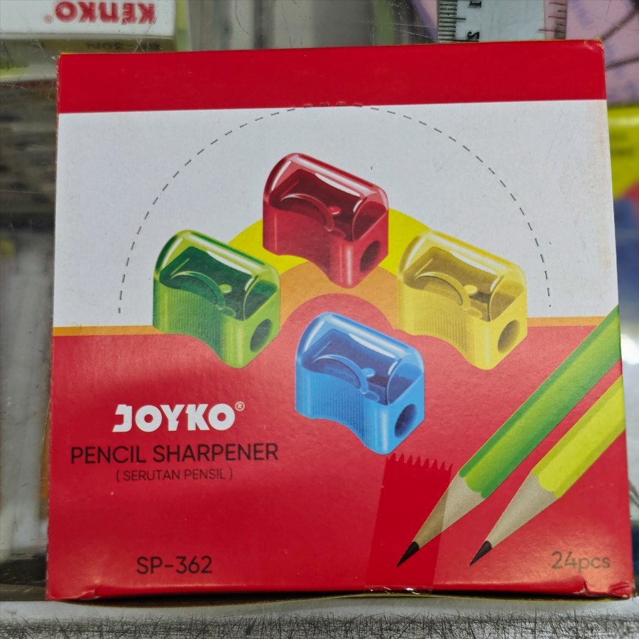 

Rautan Serutan Pensil Joyko Roti SP-362 Sharpener (1 pak / 24 pcs)