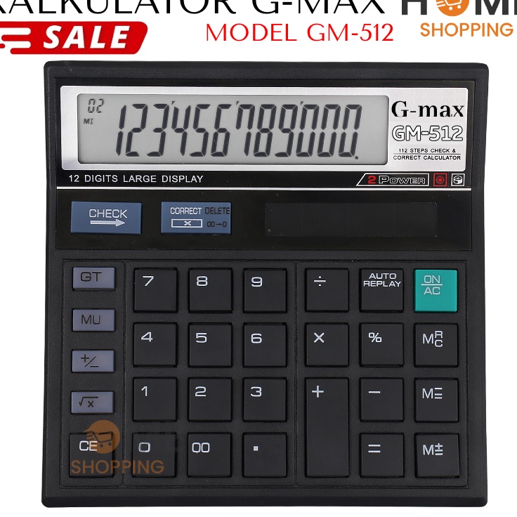 

Promo Terkini HS KT1 KALKULATOR GMAX 512 KALKULATOR GMAX GM512 KALULATOR GMAX 12 DIGIT ANGKA ALAT HITUNG 12 DIGIT KALKULATOR CITIZEN KALKULATOR