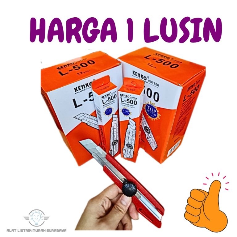 

cutter kenko l5 1 BOX tajam sekali ART L7W2