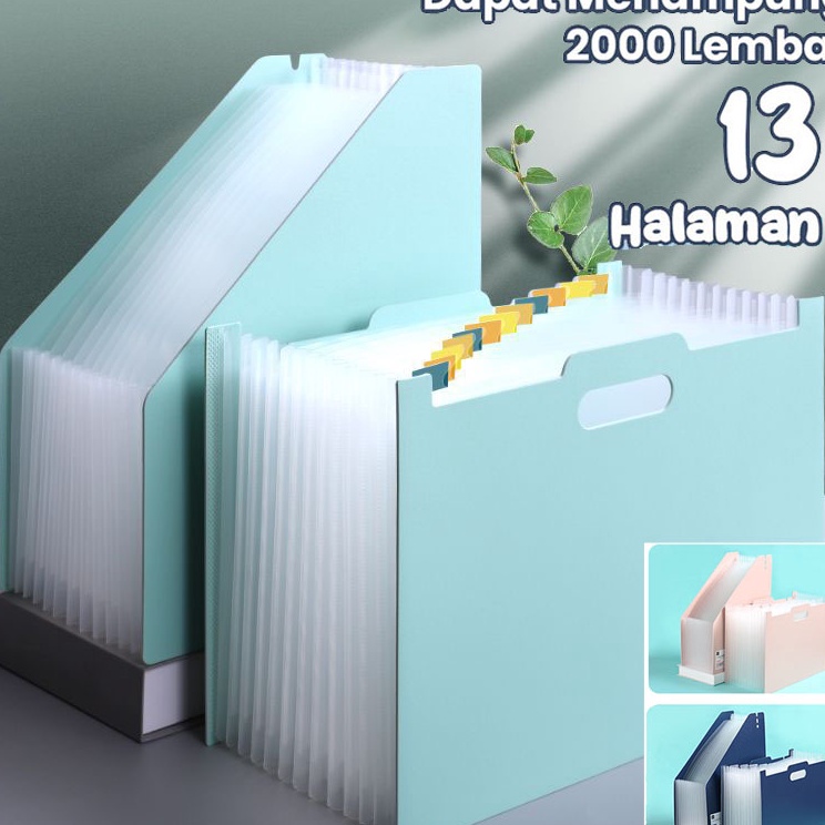 

Super Tambahan Rhaast Tempat file Standing A4 File folder document bag Tas dokumen file 13 sekat