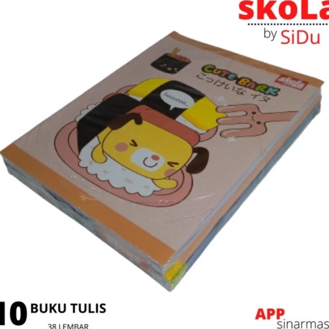 

Dapatkan Hari Ini Buku Tulis SKOLA by SIDU 38 lbr per pack isi 1