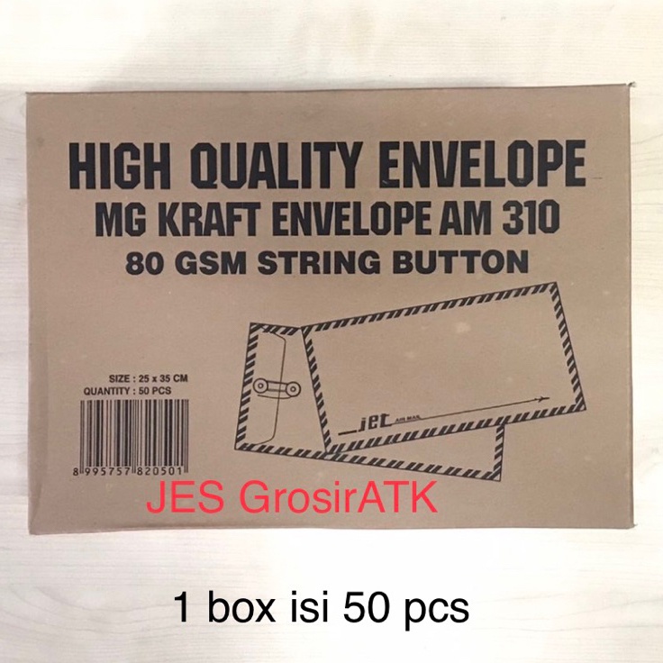 

Promo Terheboh Amplop Coklat Tali 31 1 Box isi 5 pcs