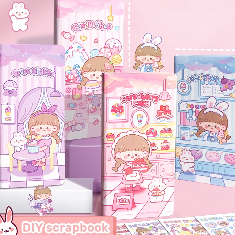 

Promo Viral Notebook weeks cute portable Buku catatan motif korea karakter kartun lucu Agenda diary untuk pelajar sekolah kantor Buku tulis harian Week plan Scrapbook jurnal handbook Daily planner scrapbook DIY