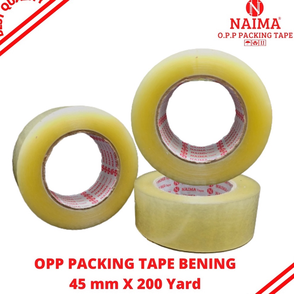 

Super Special Lakban Bening Jumbo 2 Yard FULL Lakban Coklat 45mm Isolasi Selotip Transparan Plakban Besar Putih 2 Inch Naima Tape