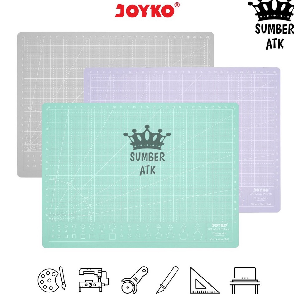 

Murah Hemat Cutting Mat Alas Potong Joyko CMA4CO Ukuran A4