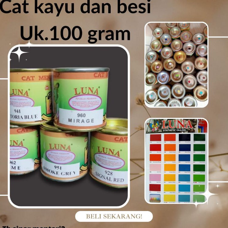 

Kejar Harga CAT KAYUCAT BESI UKURAN KECILCAT RUMAHCAT MENGKILATCAT MENYALA DI DALAM RUANGAN KECIL UKURAN 1 GRAM Cat minyak kecil kupukupu syinthetik enamel ukuran 1 grammurah