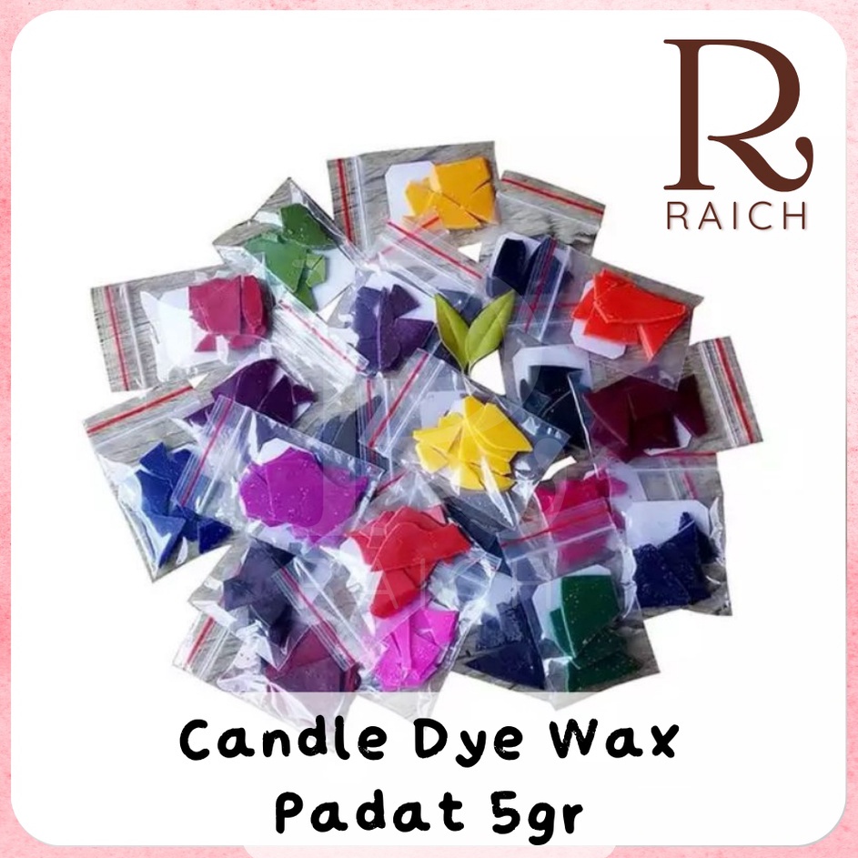 

Buruan Bayar Candle Dye Wax Pewarna Lilin Padat 5gr Untuk Candle Lilin Container Pillar