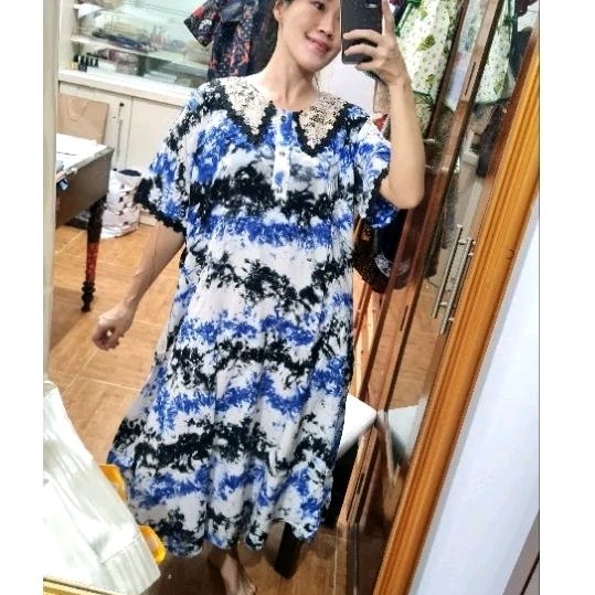 CUCI GUDANG ANEKA DASTER CETAK TALITA DASTER TIE DYE BATIK NAGA MAS