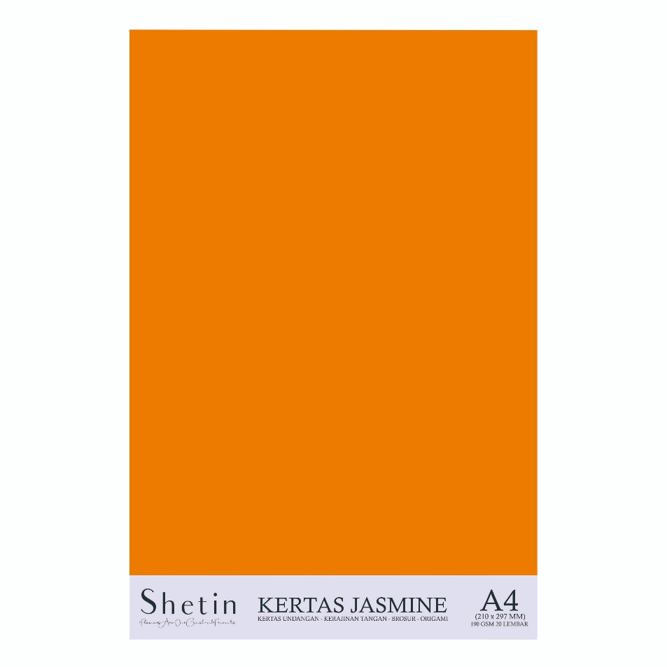 

Dapatkan Hari Ini Shetin Kertas Jasmine A4 Orange 2 Gsm Paper Flower Undangan Bunga Kertas