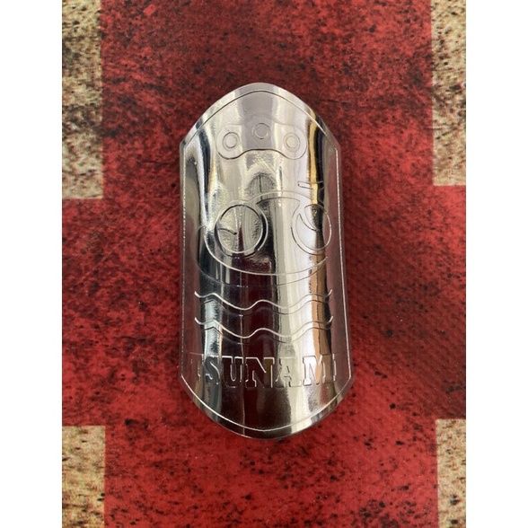 KODE F1C6 Tsunami Bike Head Badge Emblem Stainless Steel