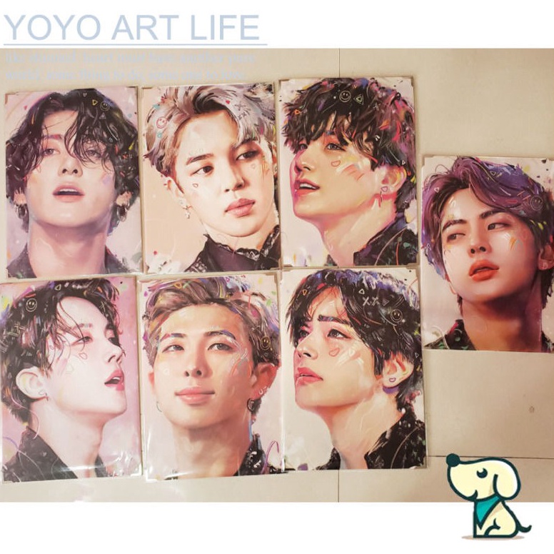 

KODE H14Z Paint by Numbers Kit BTS Paint Inc ID Painting Kit Paint by Number Paint Kit