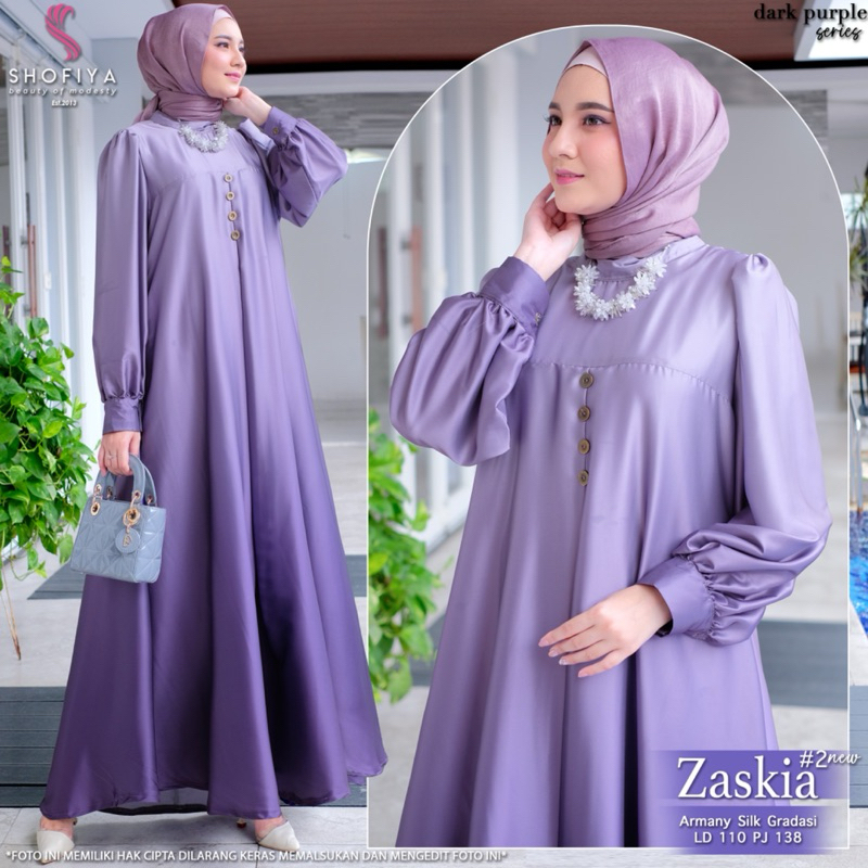 GAMIS DRESS ZASKIA ORIGINAL BY SHOFIYA