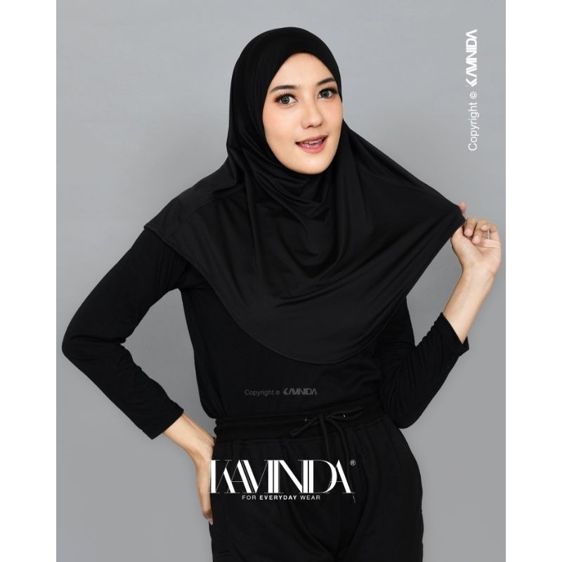 Daily Instan Non Ped/Pet Ukuran M - Jilbab Sport Kerudung Hijab Kalani Bergo Instan Olahraga (Sport 