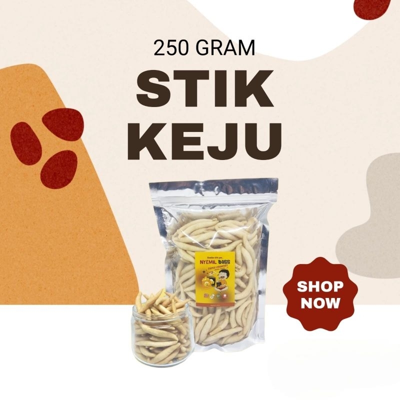 

STIK KEJU / TELUR GABUS KEJU 250 GRAM - CEMILAN SNACK KEKINIAN