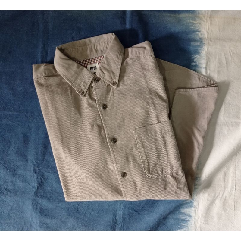 Kemeja Uniqlo Corduroy Size M (Uniqlo Cordura Shirt)