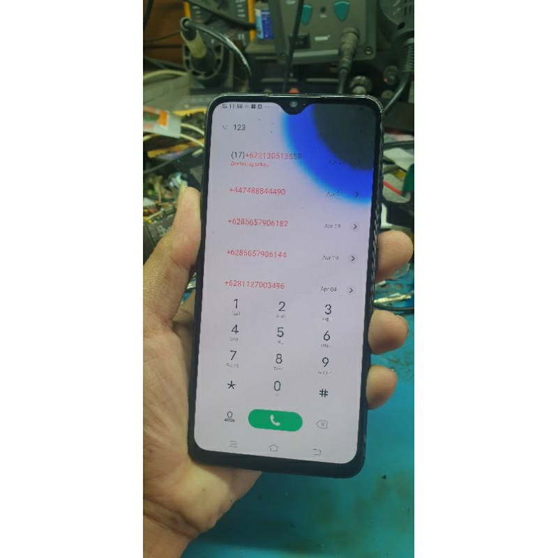 Lcd Vivo V11 Pro Amoled ori copotan minus