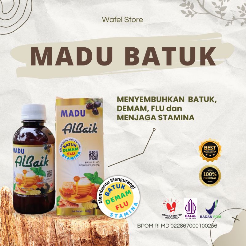 

Madu Batuk Albaik Membantu Menyembuhkan Batuk 280 Gram