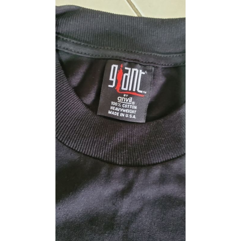 kaos polos blank tee giant by anvil tshirt pro club hanes fotl jerzees brockum single stitch