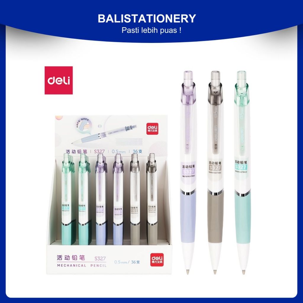 

Pencil Pensil Mekanik Cetek Deli Tip 0.5 mm S327