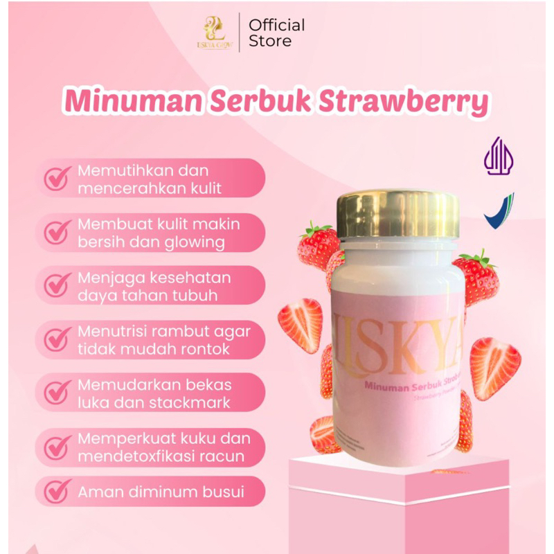 minuman collagen ampuh mencerahkan memutihkan BPOM liskya collagen
