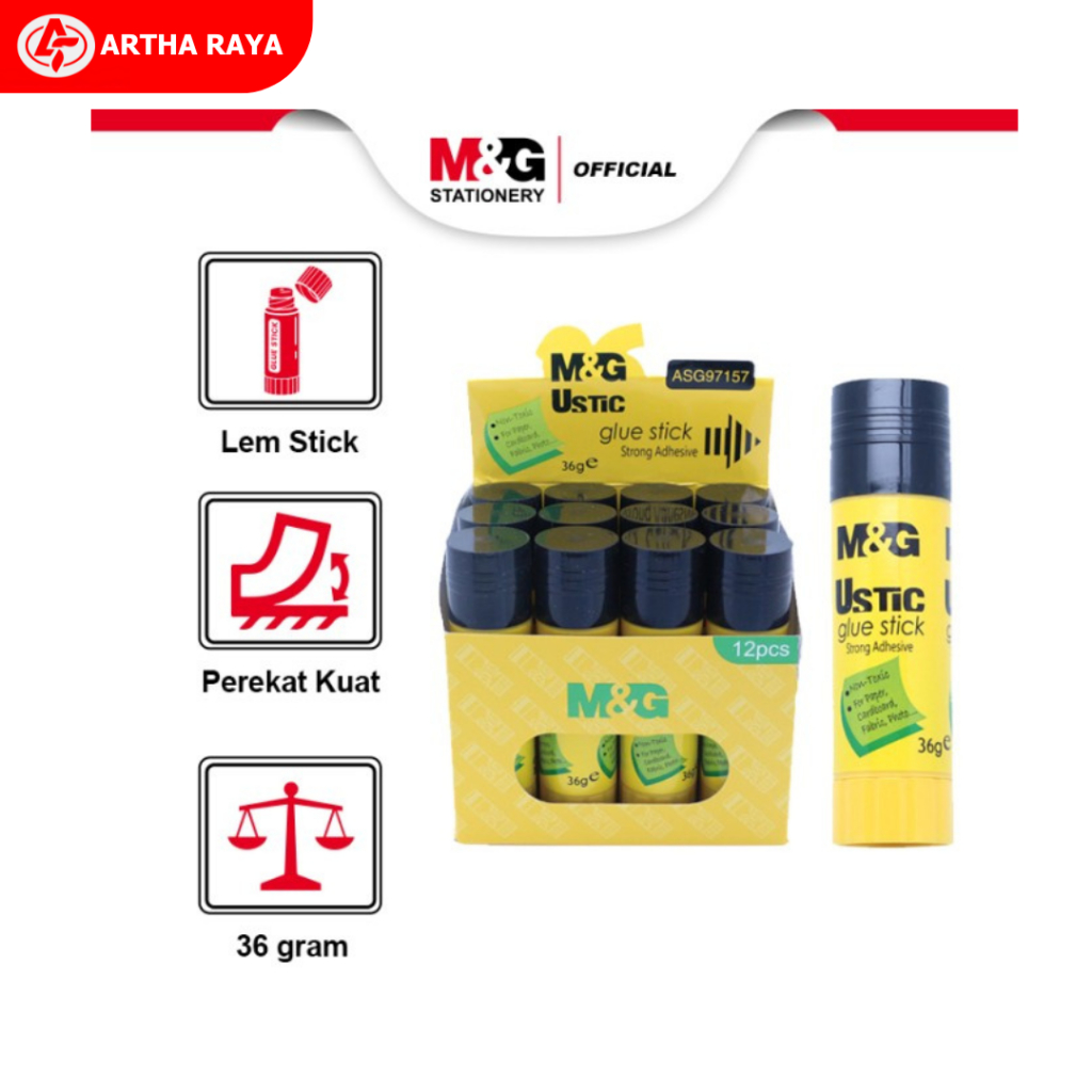 

Glue Stick Lem Kertas M&G 9 Gram