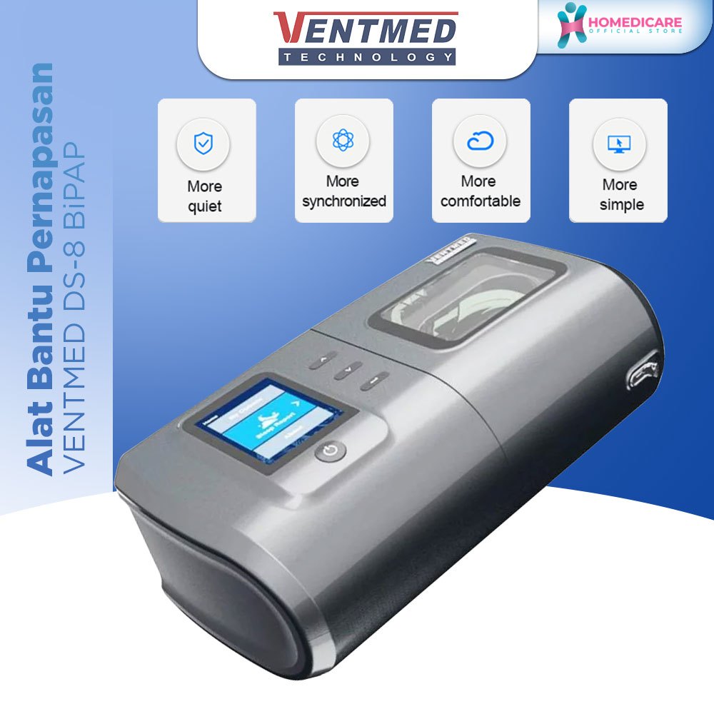 Ventmed DS-8 Alat bantu tidur profesional BiPAP Respirator Sleep Apnea
