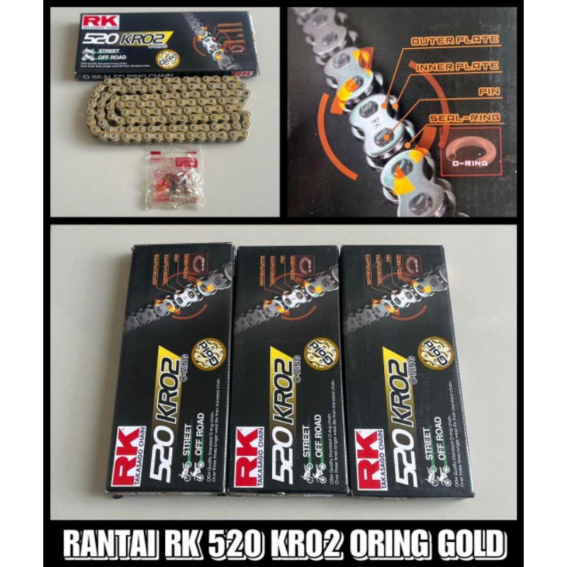 Rantai RK 520 KRO2 O-Ring