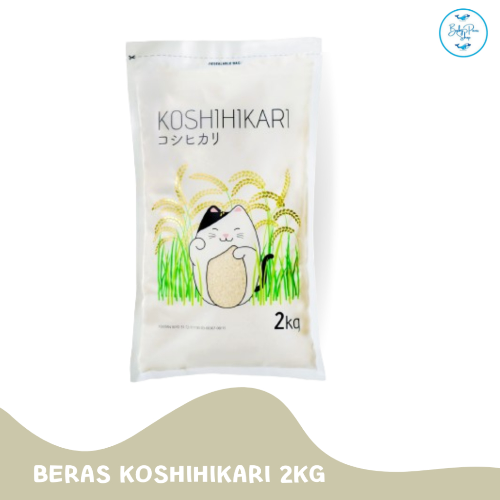 

KOSHIHIKARI BERAS JEPANG 2KG | babypausshop - beras makanan -beras nasi