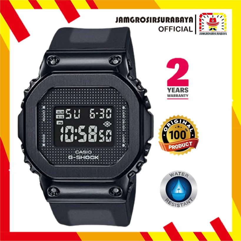 PROMO Jam Tangan Unisex G-Shock / Gshock GM-S5600SB-1D / GMS5600SB1D  Garansi 2 Tahun [✔COD]