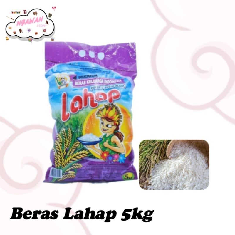 

5kg Beras lahap wanita - beras pulen - beras kemasan 5kg