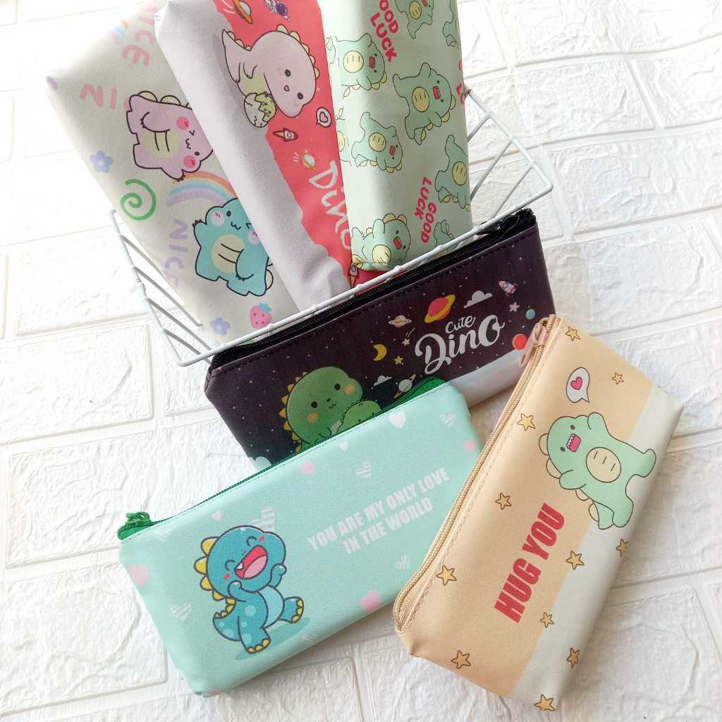 

Kotak Pensil Medium Tempat Pensil Karakter Dino Kotak Pensil Dino Lucu
