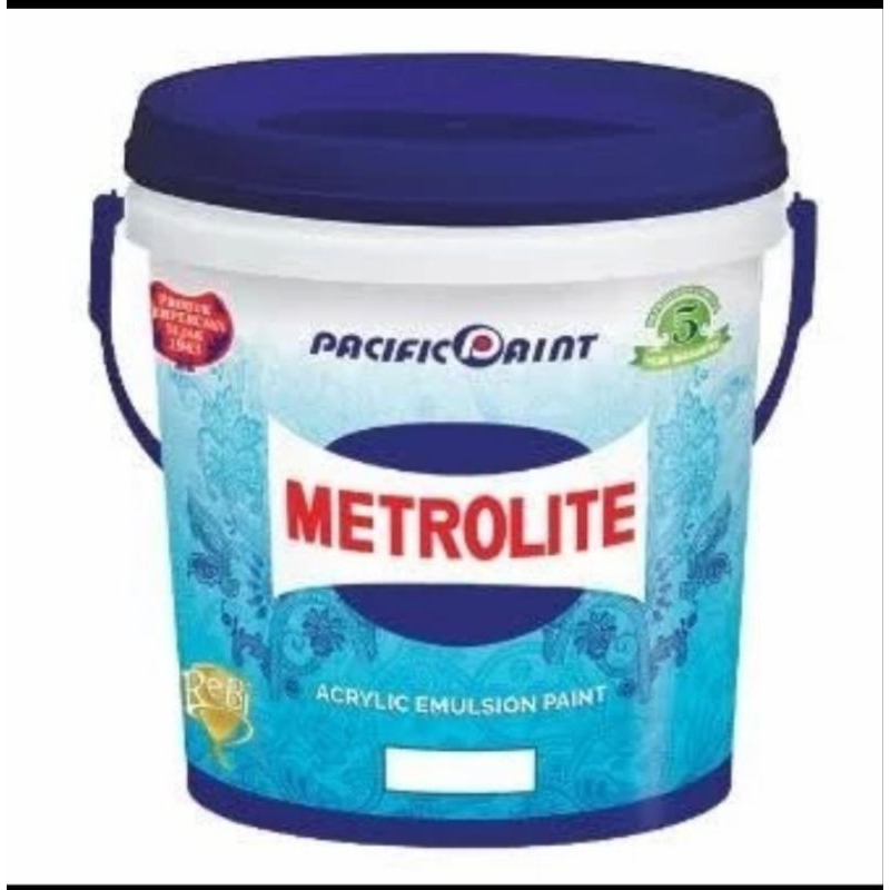 cat tembok metrolite putih 1kg cat plafon