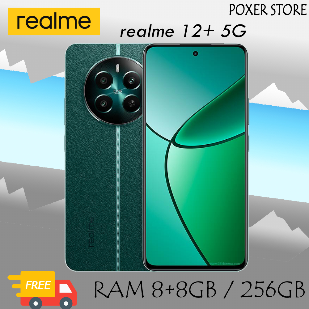 realme 12 plus 5g ram 16gb rom 256gb amoled display fast charging vooc hp flagship pekanbaru riau