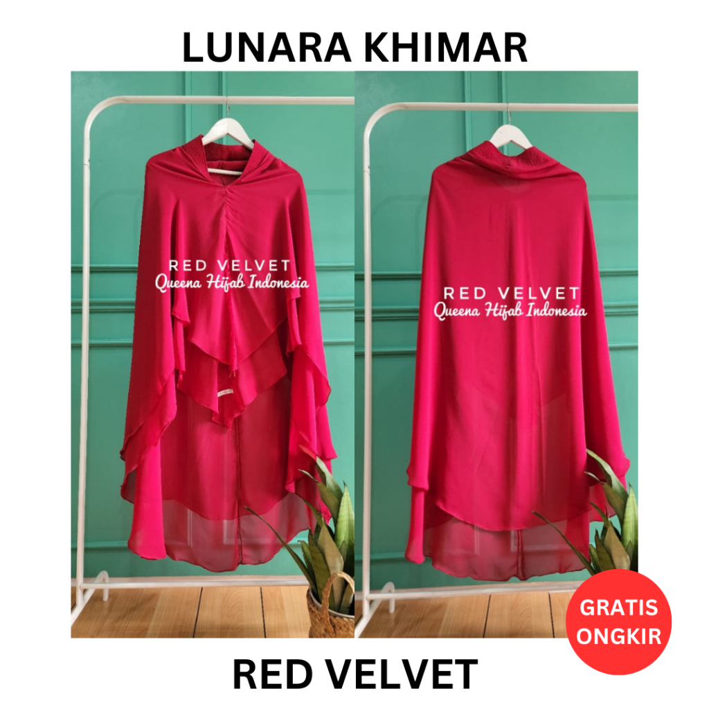 Queena Hijab - Khimar Syari Premium Lunara