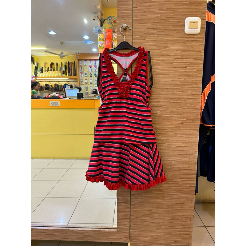 Baju Renang Stelan Lycra Rok Sport Club Lkap 859 + Rok SC