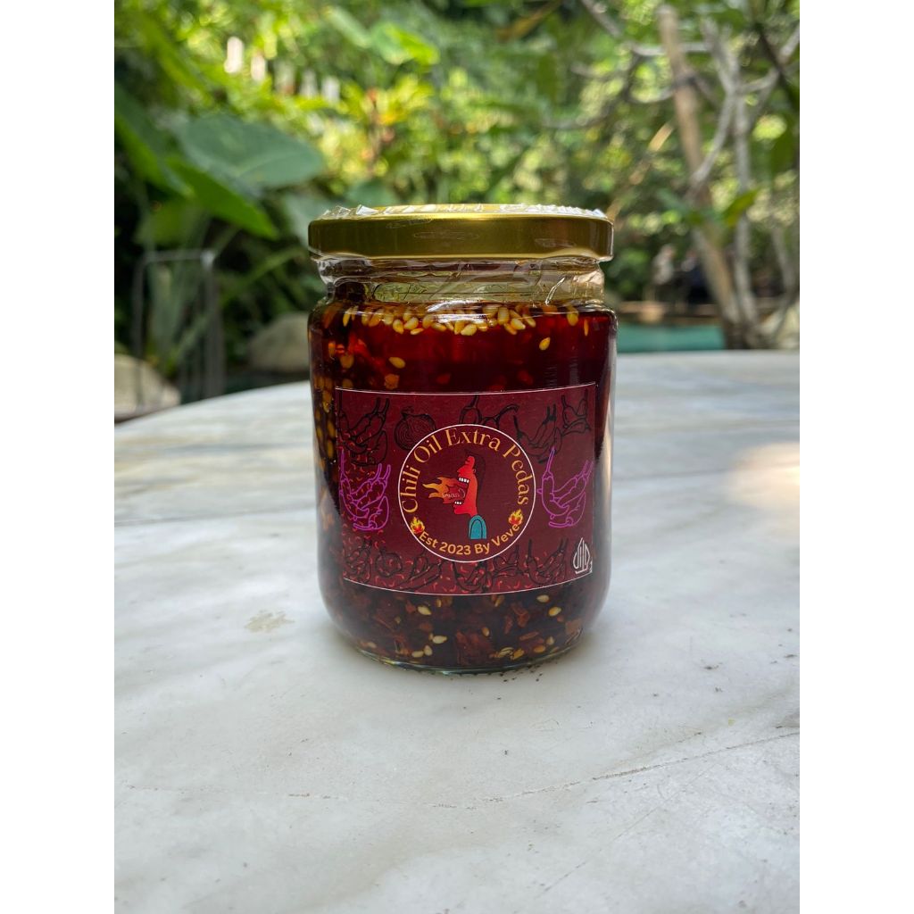 

Chili oil Premium extra pedas By Veve