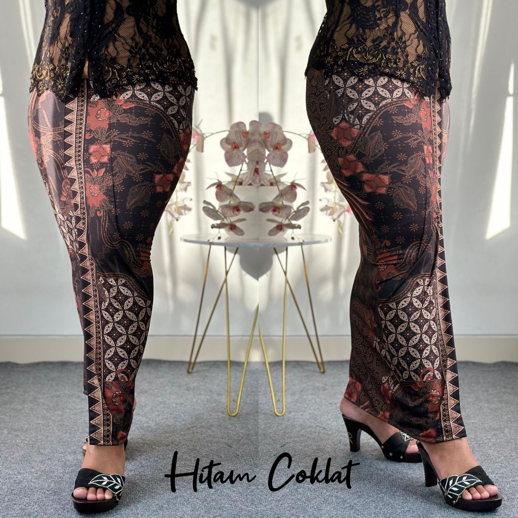 Rok Span Batik Belah Depan Strait Sepan Belah Wanita Rok Panjang Batik Bawahan Rok Wisuda Kebaya Kek