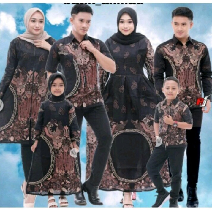Batik Couple Premium > Batik Sarimbit > Kemeja Batik Pria Lengan Panjang > Batik Sarimbit Keluarga