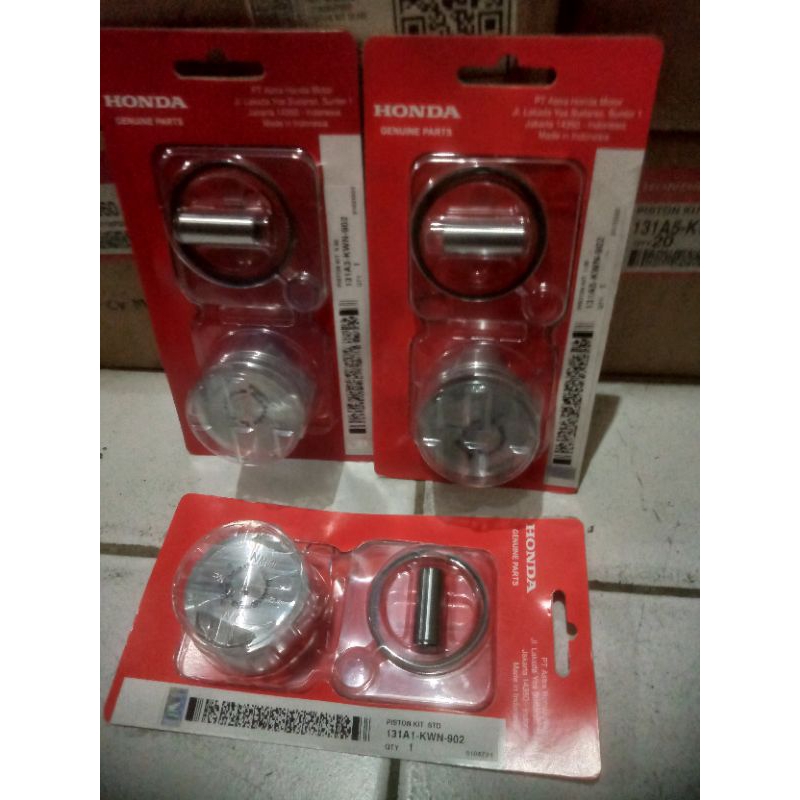 Original AHM PISTON SET VARIO 125 CC SEHER PAKET PISTON + RING SEHER VARIO 125 CC ORIGINAL AHM 131A1