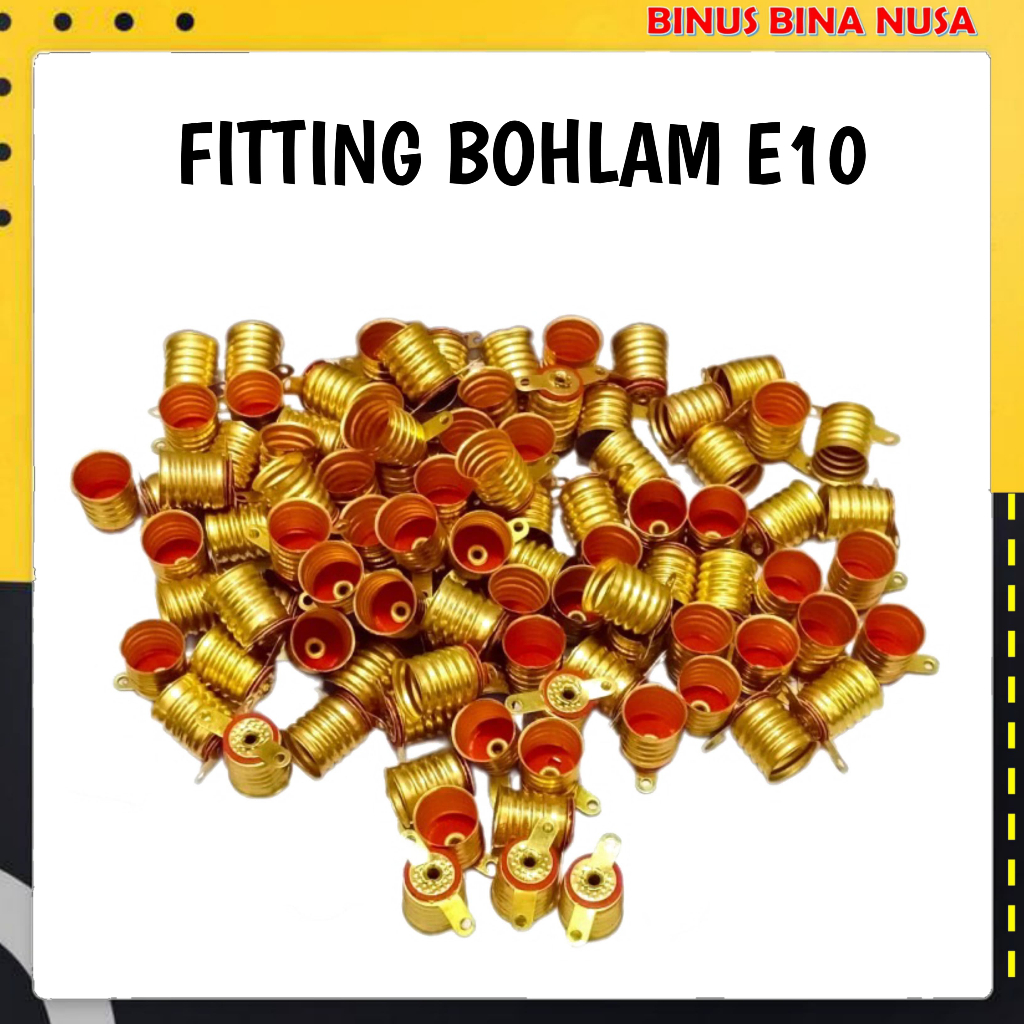 Fitting Bohlam Kecil Senter Drat Lampu Buat Praktek sekolah