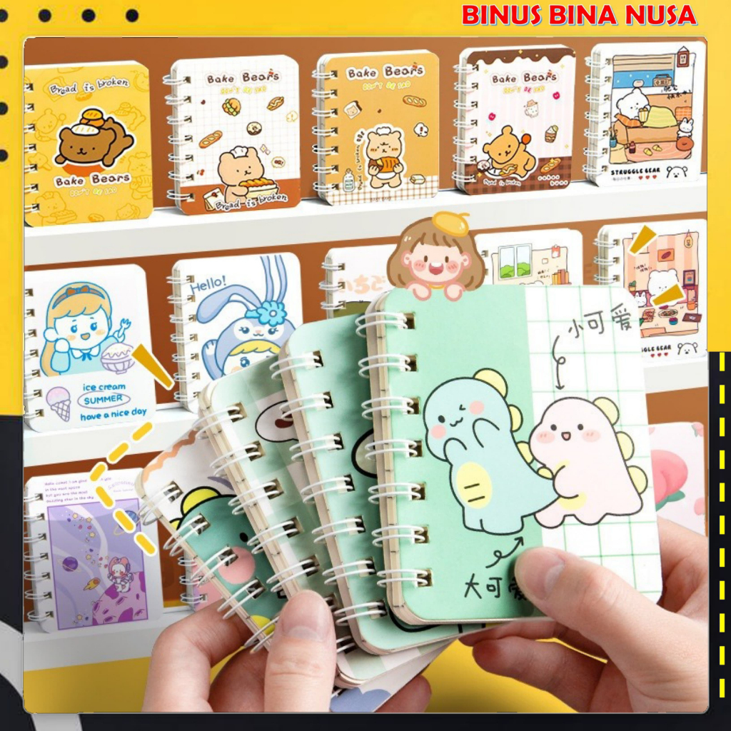 

Notebook Mini A7 Aimilo Buku Tulis Sekolah Book Catatan Kecil 80 Lembar Kartun Stationery Alat Tulis Perlengkapan Sekolah