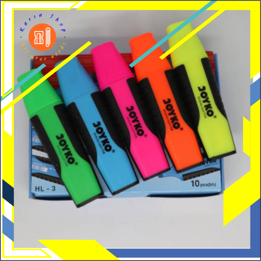 

Stabilo/ highlighter/ Penanda berwarna Joyko HL Warna Warni