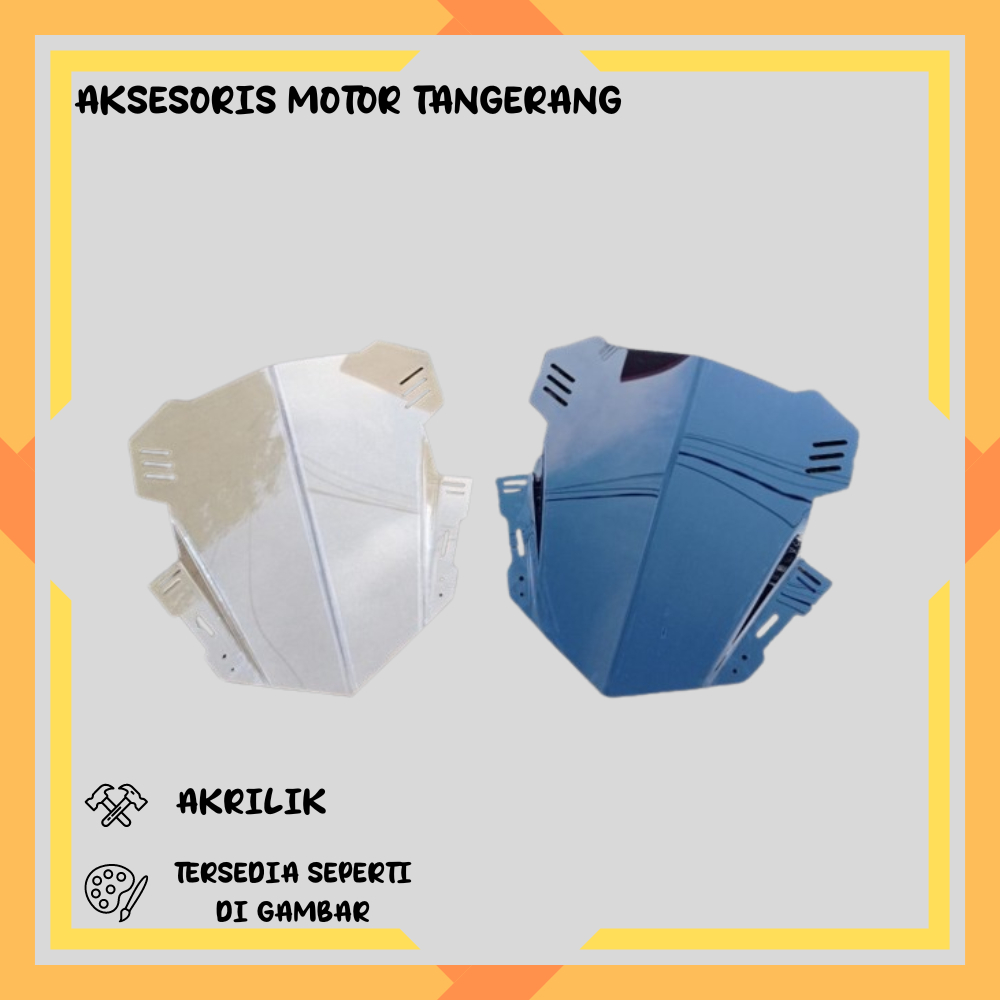 WINDSHIELD CUSTOM 40 CM NVL VIXION NEW CB BEAT NVA HONDA VERZA 150 | NEW MEGAPRO VISOR VERZA VISOR T