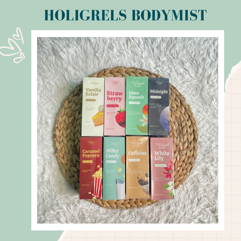HOLIGRELS BODY MIST PARFUM VIRAL TIKTOK