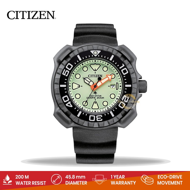 Jam Tangan Citizen BN0227-17X Promaster Diver Titanium Eco-Drive