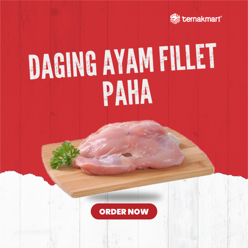 

[BIG RAMADHAN SALE] Ternakmart Fillet Paha Ayam / Boneless Chicken Thigh Dimsum Food 500gr 1kg Masakan Puasa