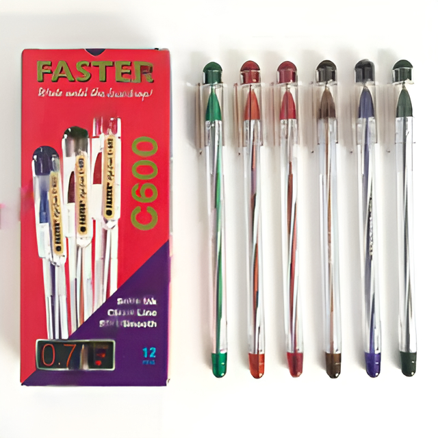 

Ballpoint Faster C600 1 Pak isi 12 Pcs Bolpen Bolpoin Ballpoint Ballpen Pen pulpen