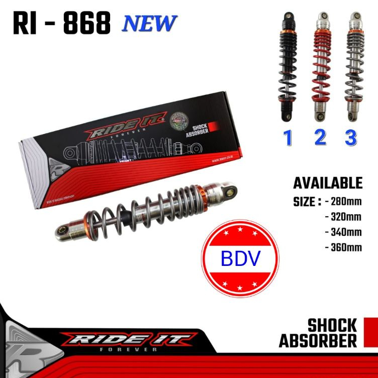 Shock/ Shockbreaker Ride It RI 868 ukuran 270/280, 320, 340