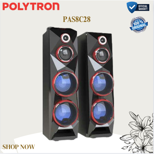 Speaker Aktif Polytron PAS-8C28/PAS8C28/PAS8 C28/PAS 8C28/PAS-8 C28/PAS 8 C28 Speaker Polytron.