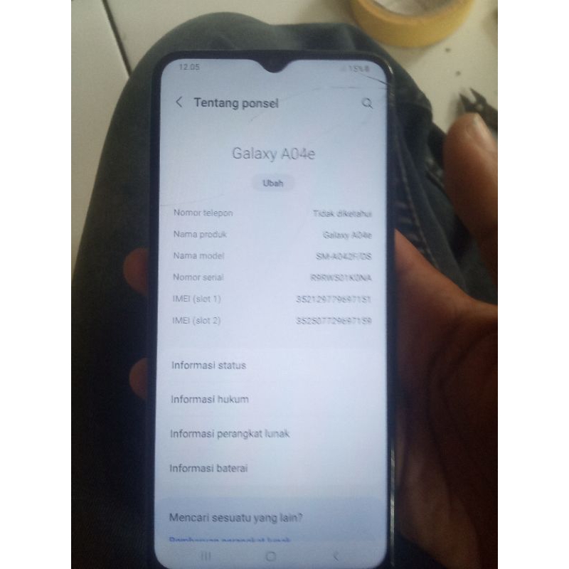 SAMSUNG AO4E MATI DAN REDMI 6 PRO MINUS SESUAI DESKRIPSI